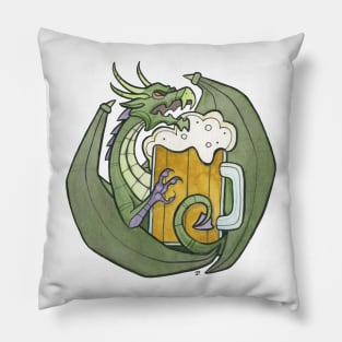 Drunks and Dragons Pillow