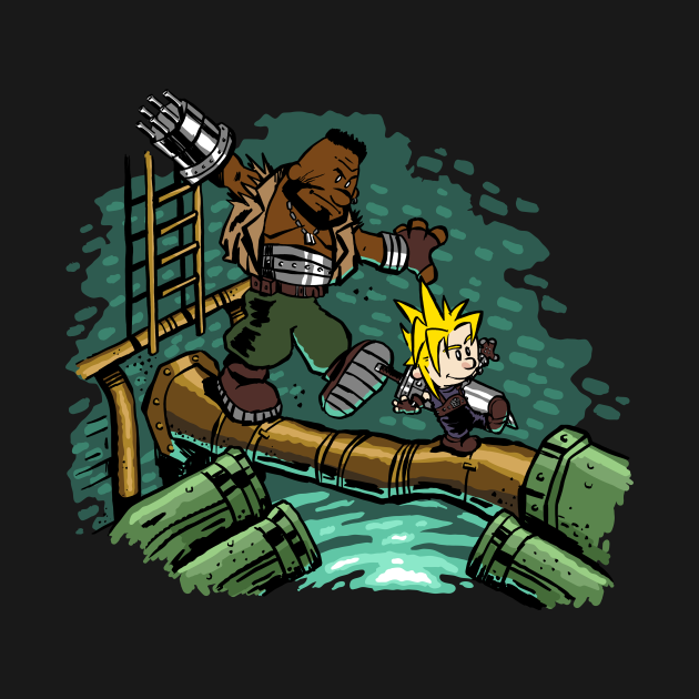 Discover Barret and Cloud - Ff7 - T-Shirt