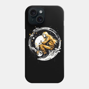 golden hair woman Phone Case