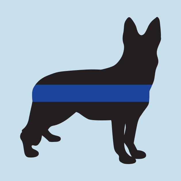 K9 Blue Stripe by MikesTeez