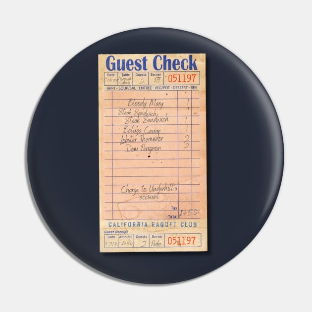 FLETCH - UNDERHILL'S CHECK Pin by Simontology