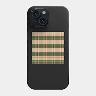 Autumn Aesthetic Daviana 1 Hand Drawn Textured Plaid Pattern Phone Case