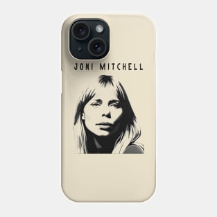 Joni Mitchell - Retro 1970s Phone Case