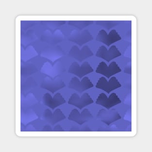 Jewel Ginkgo Single Hue Array Blue Violet Magnet