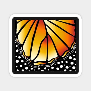 Beautiful Butterfly - Orange Magnet