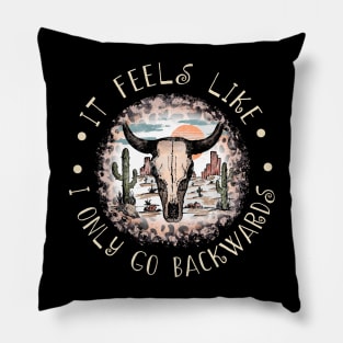 The Less I Know The Better Bull Skull Deserts Pillow