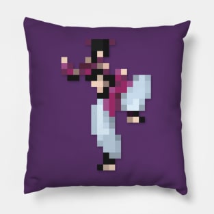 Juri Han low-res pixelart Pillow