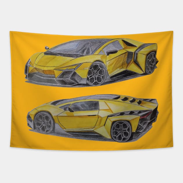 Car Tapestry by An.D.L.