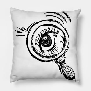 Eye Magnifying Glass Pillow