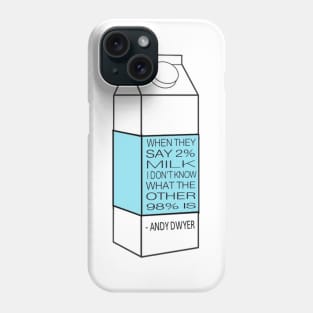 Parks and Rec Milk Quote Phone Case