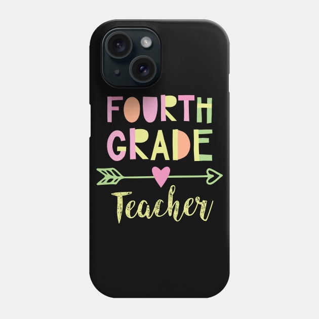 4th Grade Teacher Gift Idea Phone Case by BetterManufaktur