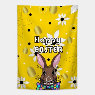 HAPPY Easter Golden Eggs Tapestry