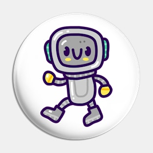 Astronaut doodle in hand drawn style Pin