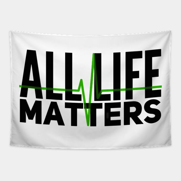 All Life Matters Tapestry by TimelessJourney