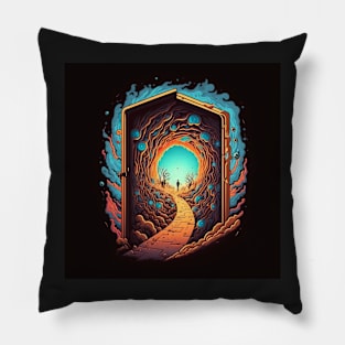 Portal to another dimension Pillow