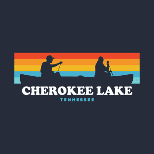 Cherokee Lake Tennessee Canoe T-Shirt