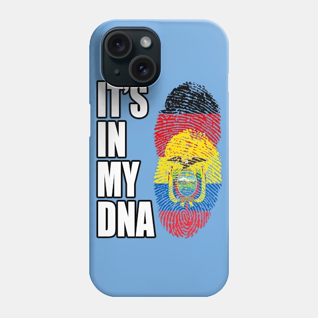 German and Ecuadorian Mix DNA Heritage Phone Case by Just Rep It!!