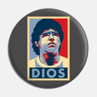 Maradona Dios Hope Pin