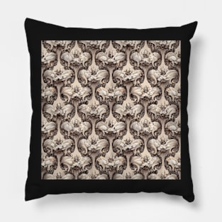 Rococo floral pattern, model 2 Pillow