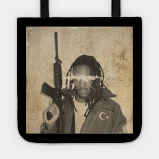 Chris Travis Vintage Machine Gun Style Tote