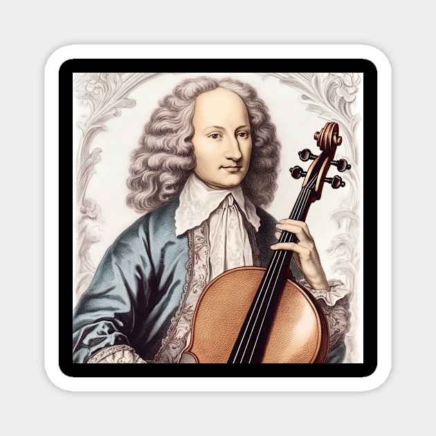 Antonio Vivaldi music Magnet by ComicsFactory