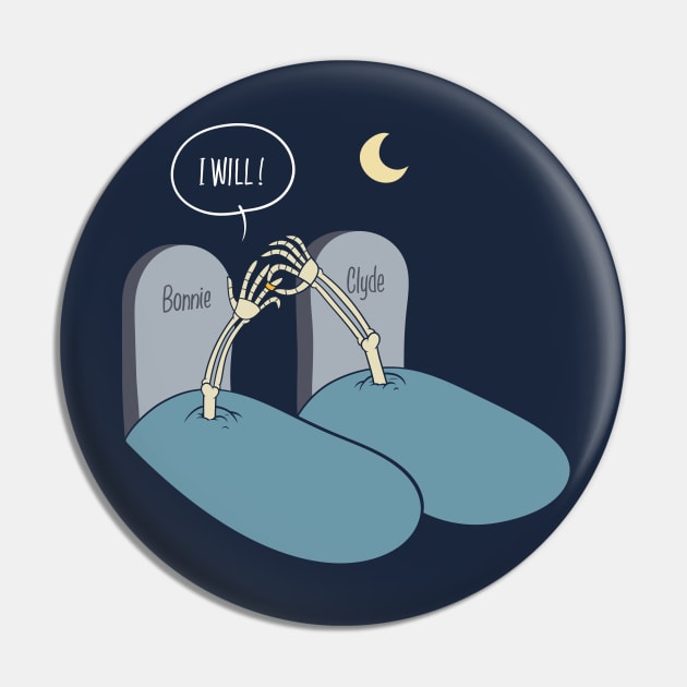 Skeletal Engagement Pin by MustardSoda