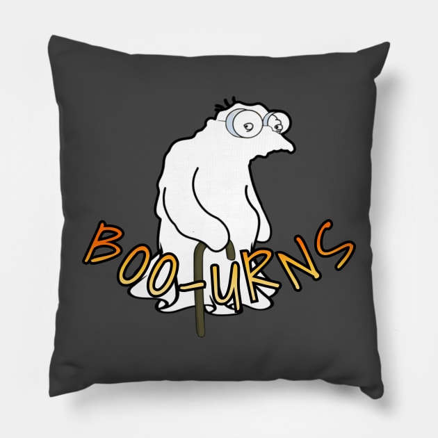 Boo-urns Pillow by ILLannoyed 