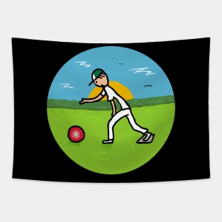 Lawn Bowls Tapestry