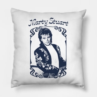 Marty Stuart / Vintage Look Country Fan Art Design Pillow