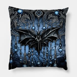 Black Bat Pillow