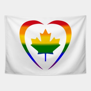 Canadian Third Culture Series (Heart) (Rainbow) Tapestry