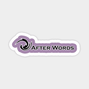 After Words Black Logo Magnet