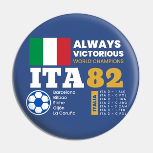 SOCCER TEAM WORLD CHAMPION ITALIA Pin