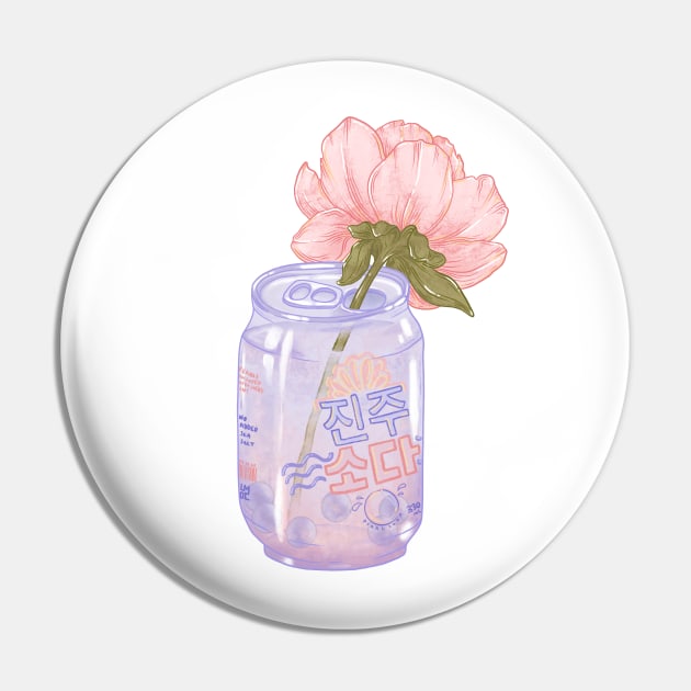 Pearl Soda Pin by LauraOConnor