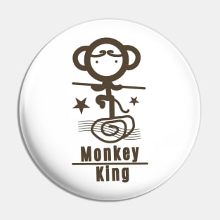 Monkey King - Brown Pin