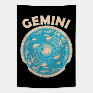 Gemini Orca Twins Tapestry