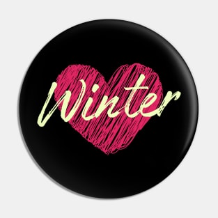 Winter Heart AESPA Pin