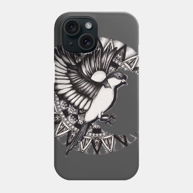 Heart Broken Sparrow Phone Case by Litedawn