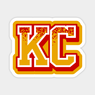 Kansas City Retro Sports Letters Magnet