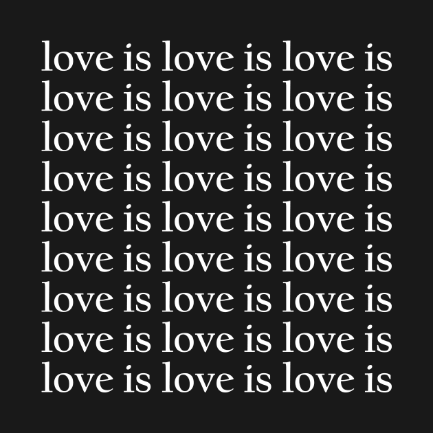 Love Is Love white by theMstudio