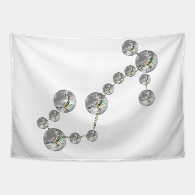 New Scorpio zodiac constellation Tapestry by INDONESIA68