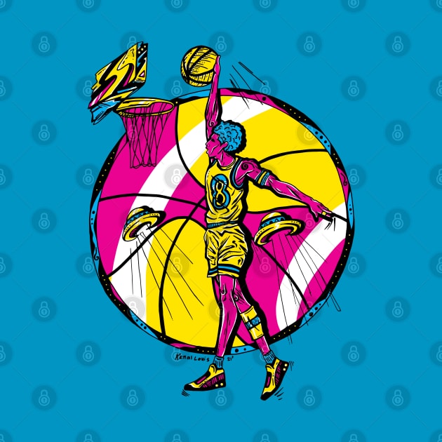 CMYK Legendary Baller Number 8 by kenallouis