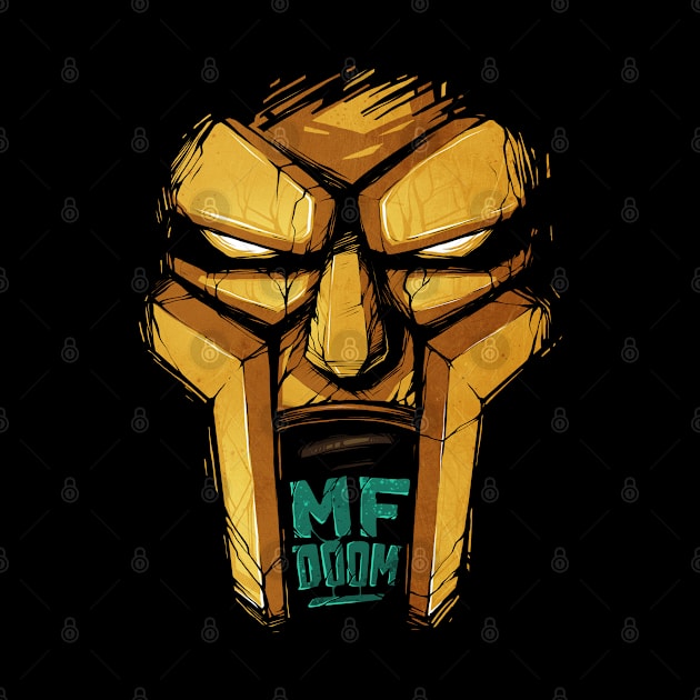 mf doom by captainbubble