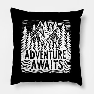 Adventure Awaits Pillow