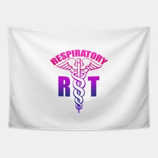 Respiratory Therapist Pink Blue Purple Tapestry