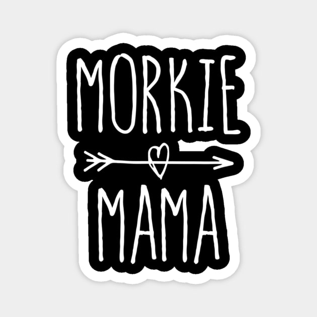 Morkie Mom Maltese Yorkie Dog Mom Magnet by IainDodes