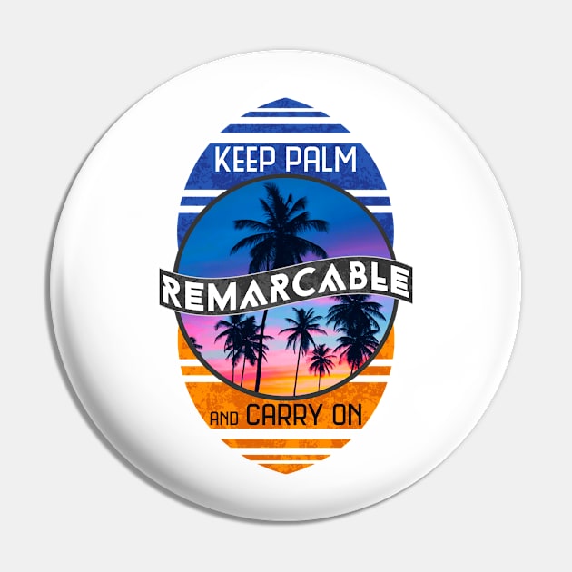 Keep Palm and Carry On Pin by remarcable