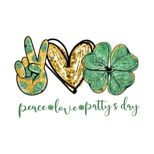 St. Patrick's Day Peace Love T-Shirt