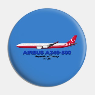 Airbus A340-500 - Republic of Turkey Pin