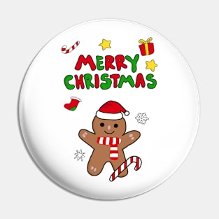 Merry Christmas Drawing Pin